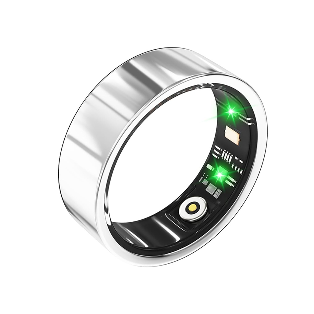 Smart Ring, Health Smart Ring for Women Men w/Sleep Heart Rate Blood Pressure Oxygen Monito