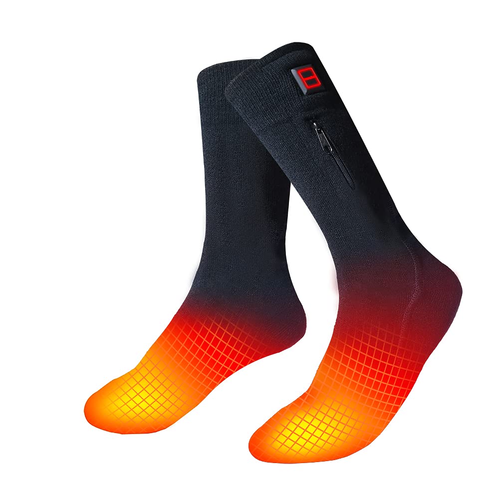 LPCRILLY Heating Socks Foot Warmer Electric Washable Heated Socks Adjustable Temperature fo
