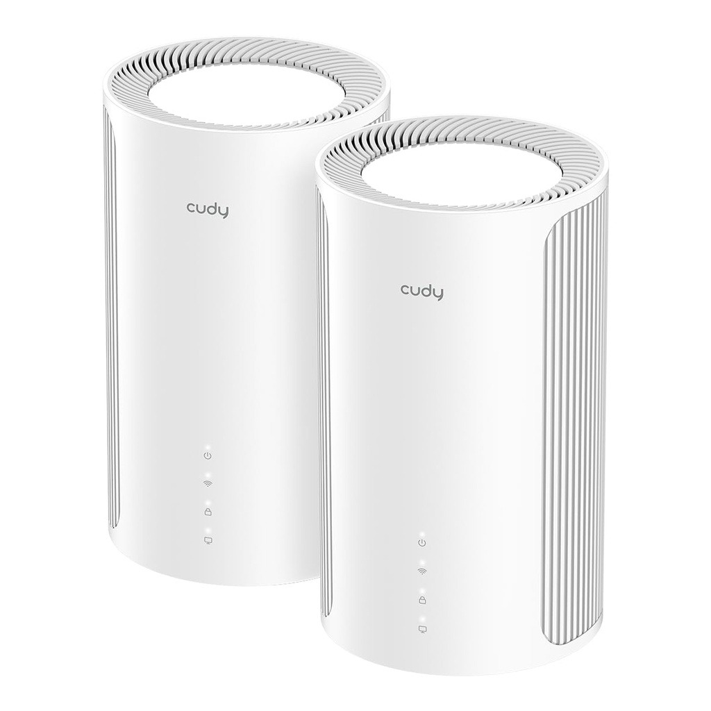Cudy Tri-Band WiFi 7 BE11000 Whole Home Mesh System, 6-Stream 10 Gbps, 4 ?Ã¹ 2.5G Ports, MU