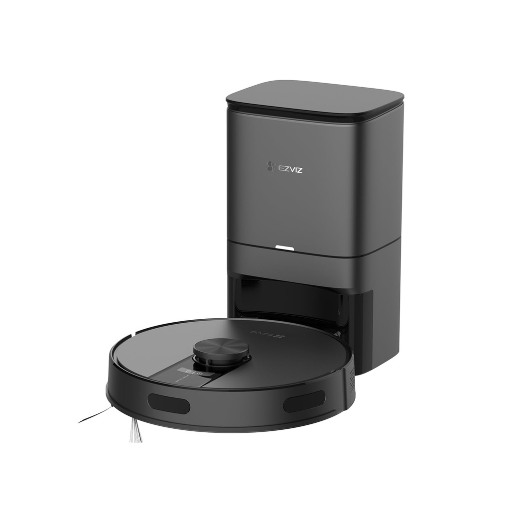 EZVIZ RE4 Plus Robot Hoover Mop, 4L Self Emptying Station, 4000 Pa, LiDAR Obstacle Avoidanc
