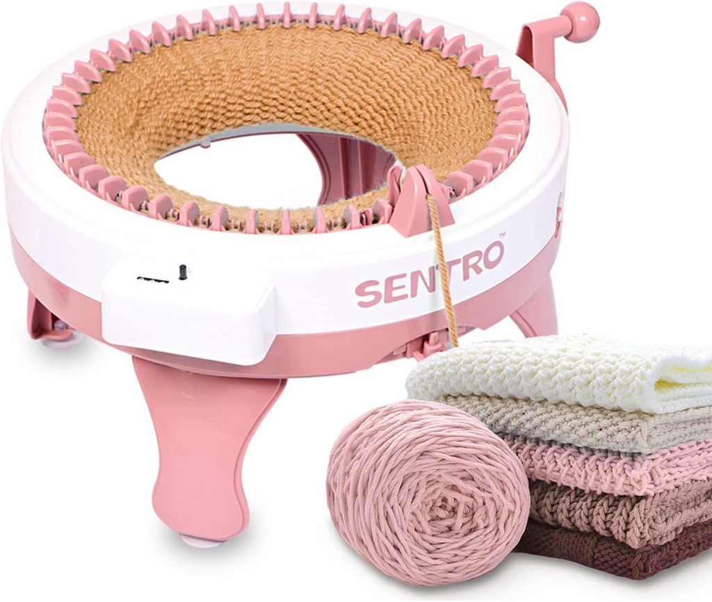 FYGAIN Sentro Knitting Machine, 48 Needles Knitting Machine with Row Counter, Smart Circula