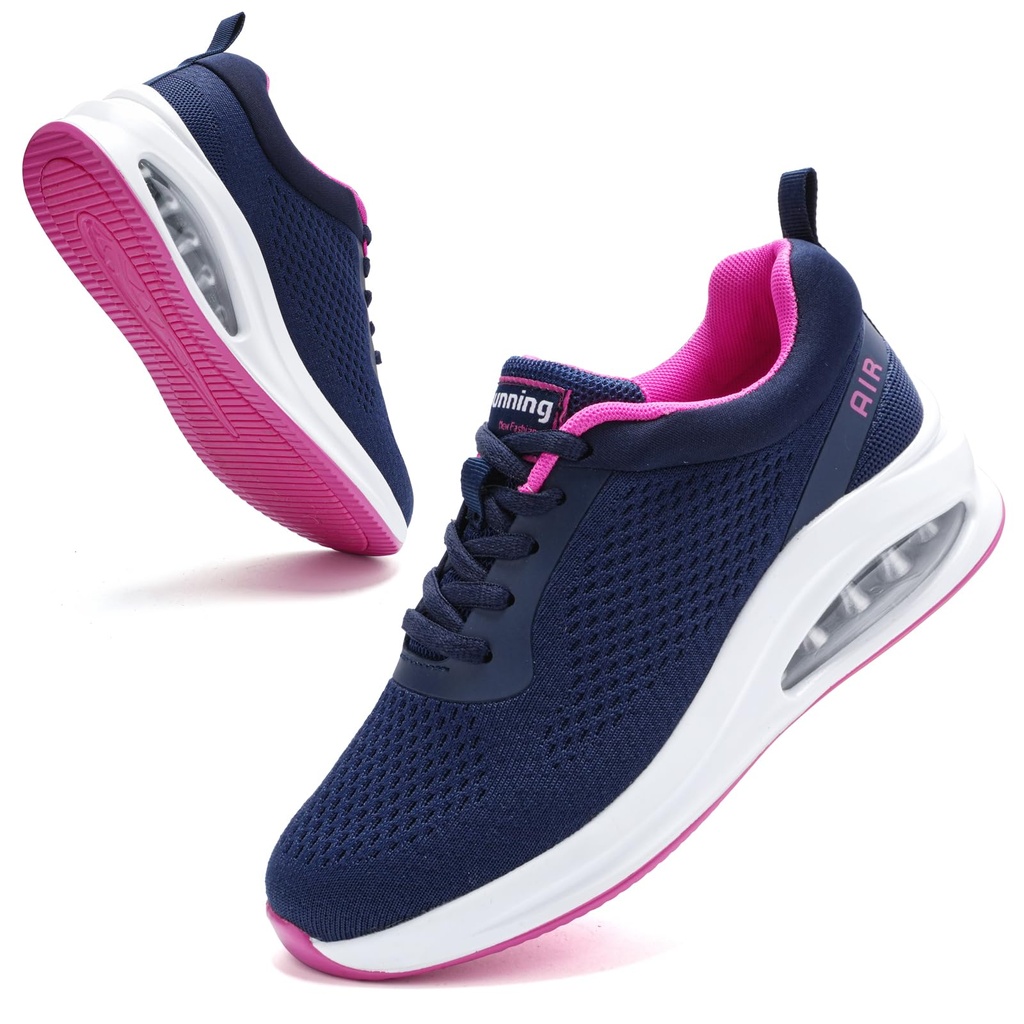 Womens Orthopedic Trainers with Arch Support Air Cushion Memory Foam Breathable Mesh