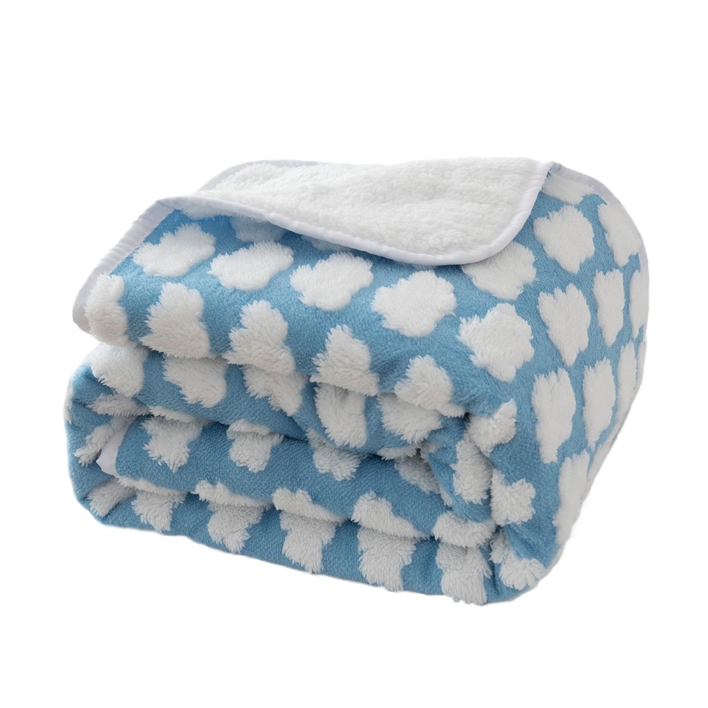 Amarrirose Waterproof Dog Blanket, Washable - 60x80cm Plush Blanket for Dogs and Pets Soft