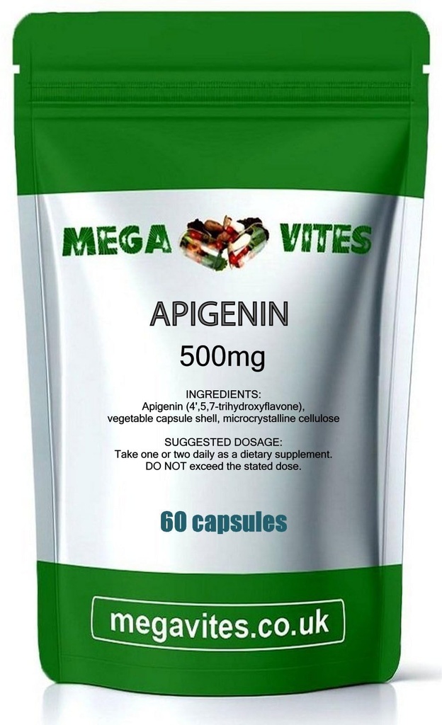 APIGENIN CAPSULES 500mg x 60 - MEGAVITES