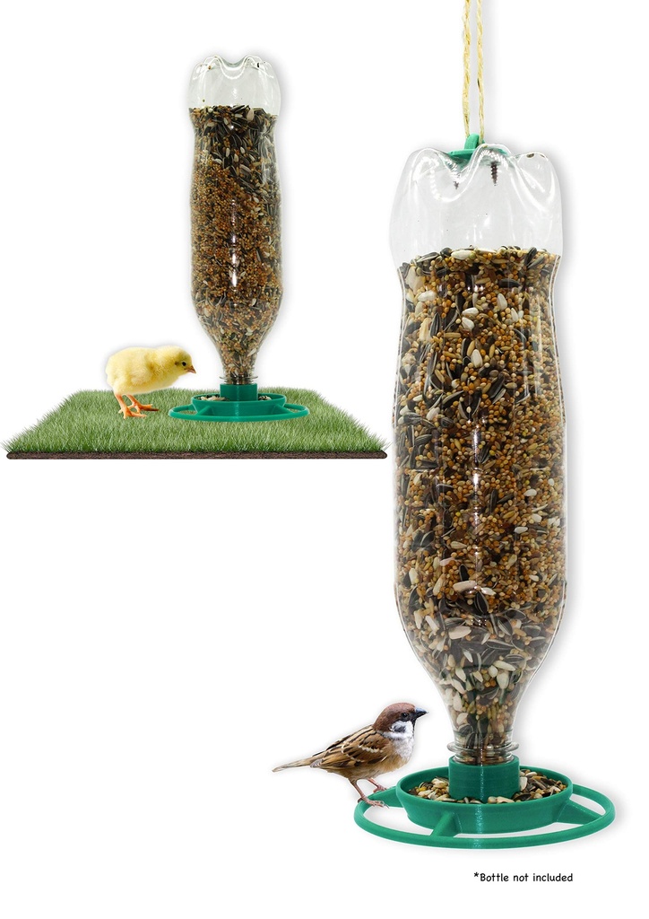 R&R Shop - Economical Feeder for Birds, Poultry and Wild Birds, Maximum Capacity 1.25 kg,