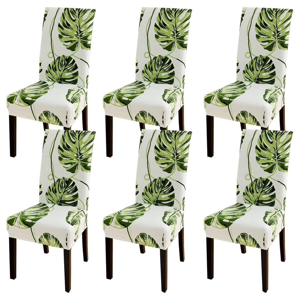 HZDHCLH Chair Covers Set of 4/6 Stretch Modern Chair Slipcovers for Dining Room Kitchen Wed