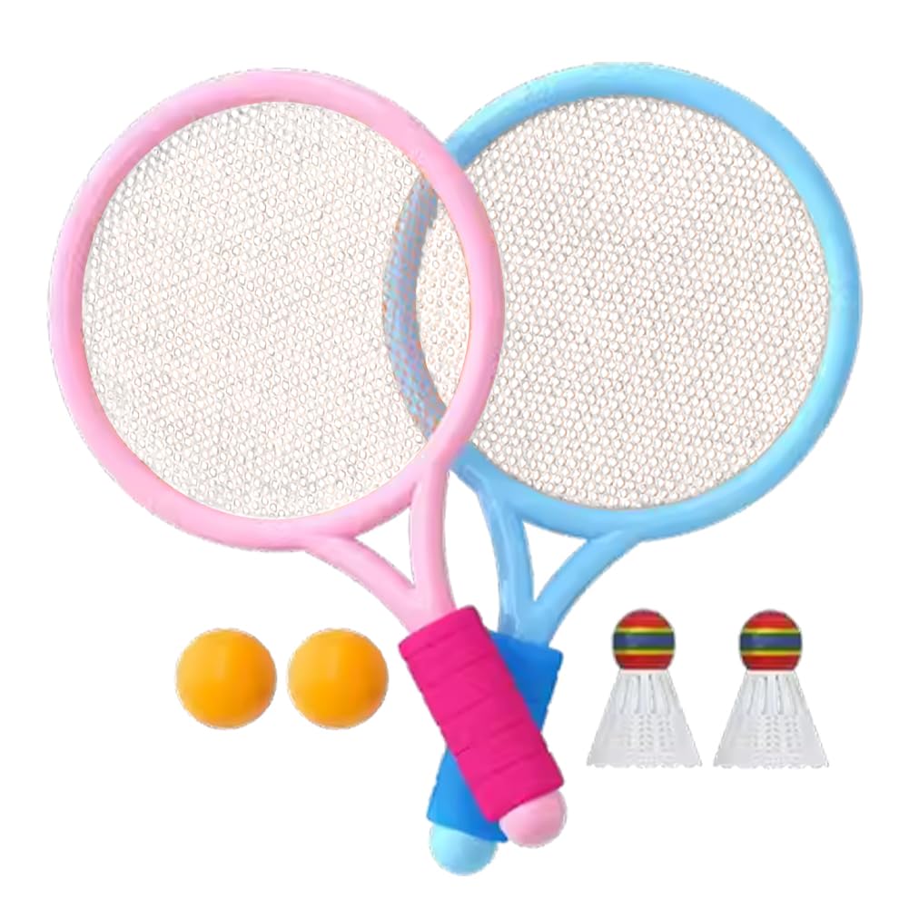 Tennis Rackets Set,Racket,Badminton for Kids, Rackets,2 Shuttlecocks,2 Tennis Balls,Rackets