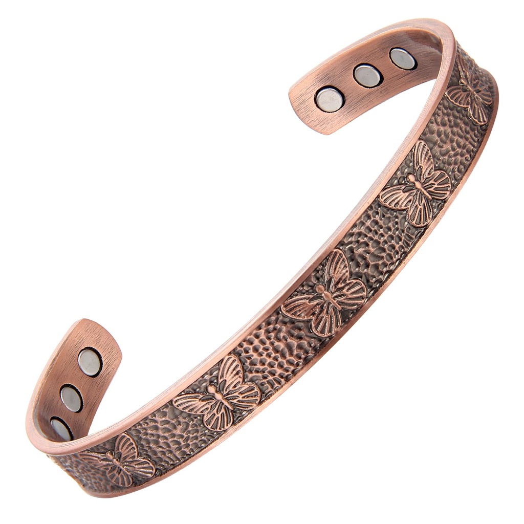 MagEnergy Copper Bracelets for Women, Powerful Magnetic Bracelet for Women, 99.9% Pure Cop