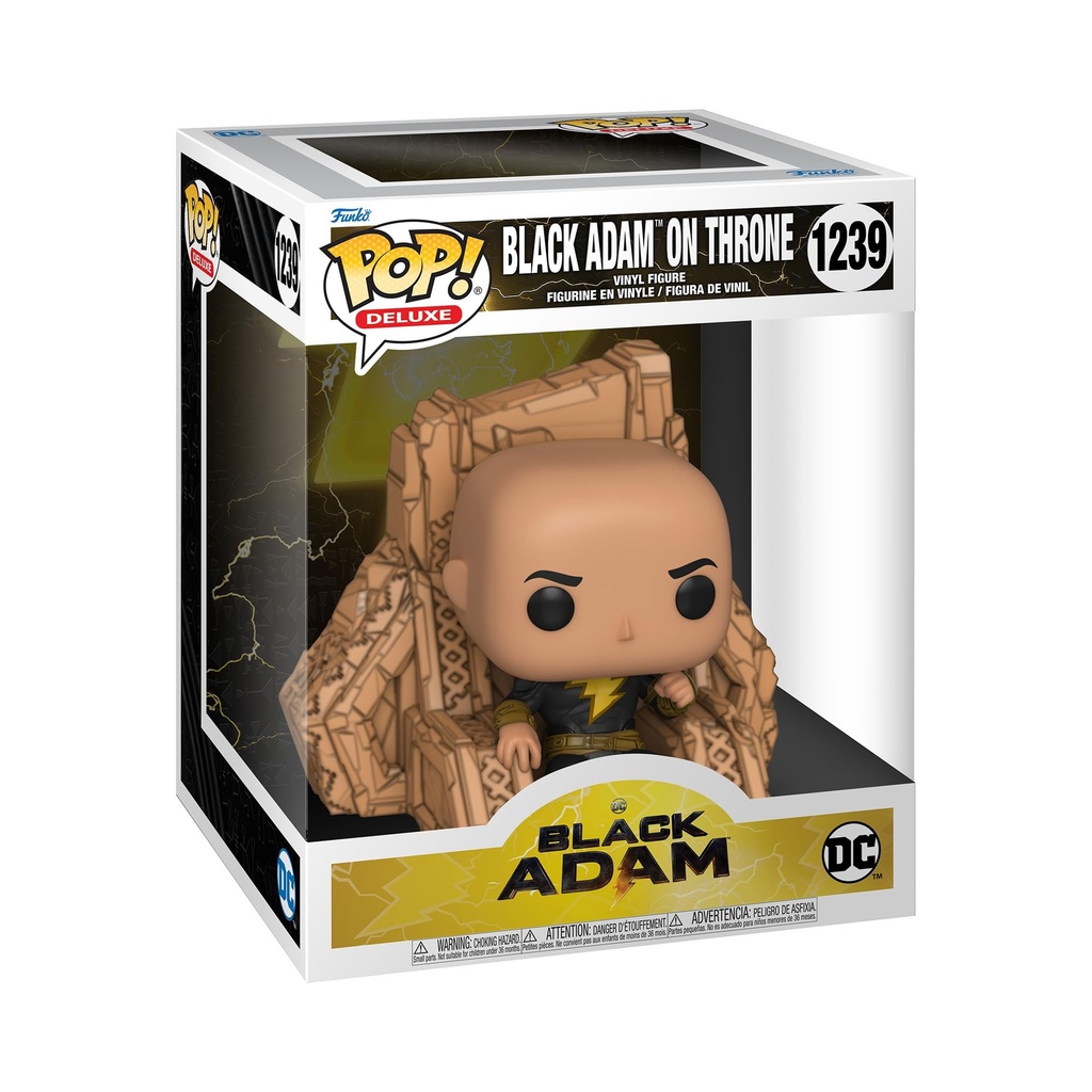 Funko POP! Deluxe: DC - Black Adam on Throne - Collectable Vinyl Figure - Gift Idea - Offi