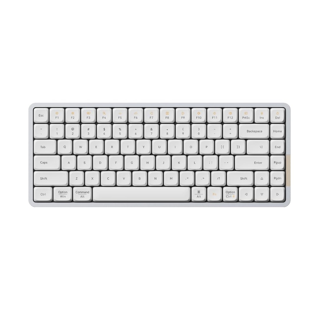 LOFREE Flow84 Low Profile Mechanical Keyboard, 75 Percent Rechargeable Wireless Keyboard