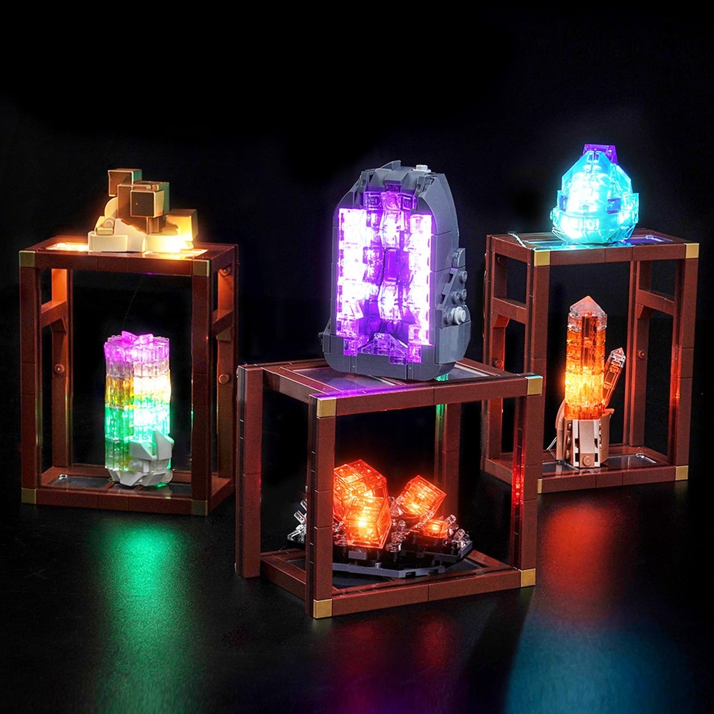 LocoLee Led Light Set Compatible with Lego 21362 Mineral Collection Led Decoration Lighting
