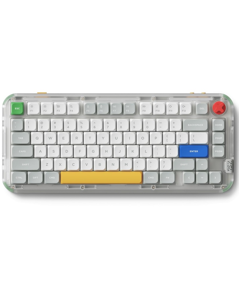 Nuphy Kick75 Wireless Low Profile Mechanical Keyboard with Volume Knob, 75% Hot Swappable 