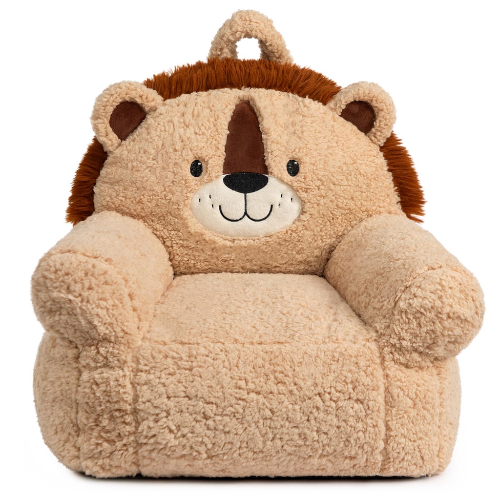 BEJOY Comfy Toddler Chair, Foam Filled Kids Sofa, Single Cuddly Dutch Fleece Reading Couch