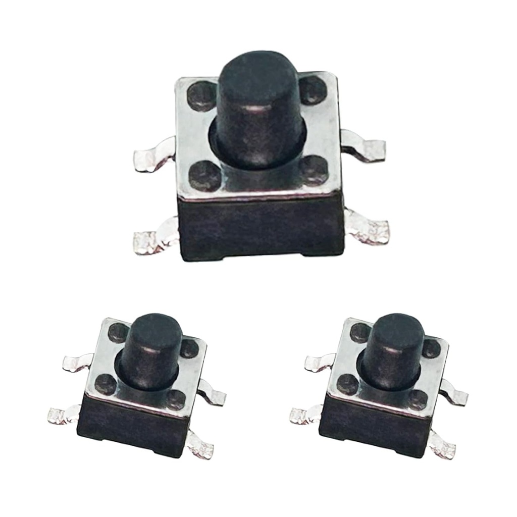 4.5x4.5x5 mm, 4 Pin SMT, Tactile Push Button Switch, 20 Pack