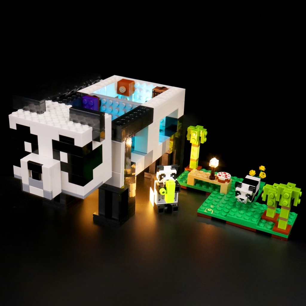 Led Light Kit for Lego Minecraft The Panda Haven, Led Lighting Set for Minecraft Lego 21245