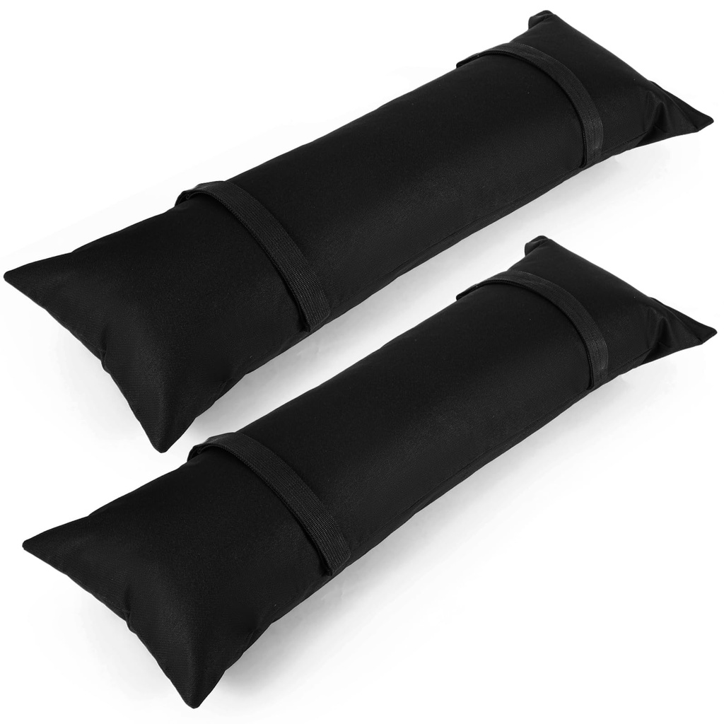 HekouJiub Umbrella Base Weight Sandbags 2 x 49 LBS Fillable Sand Bags for Weight Weatherpro