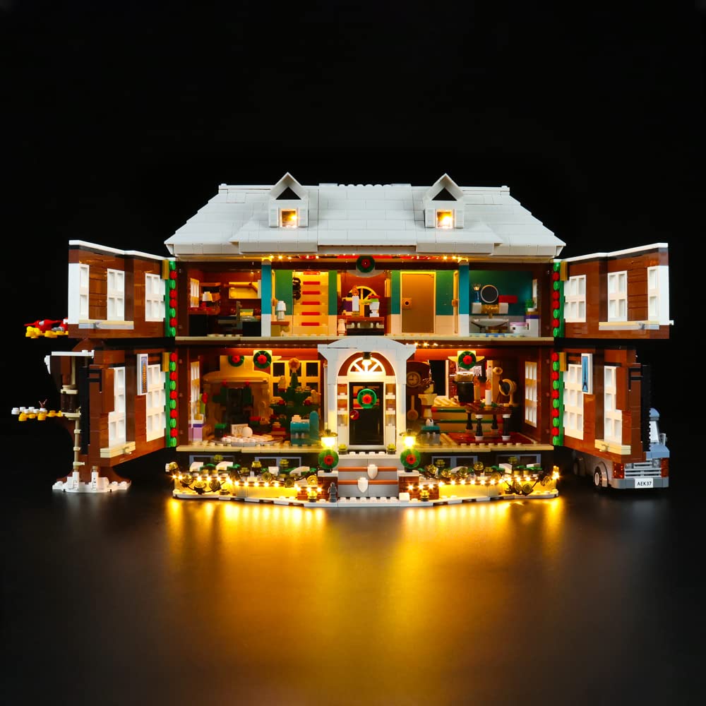 LocoLee Led Light Set for Lego Home Alone,Decoration Lighting Kit for Lego Ideas 21330 Home