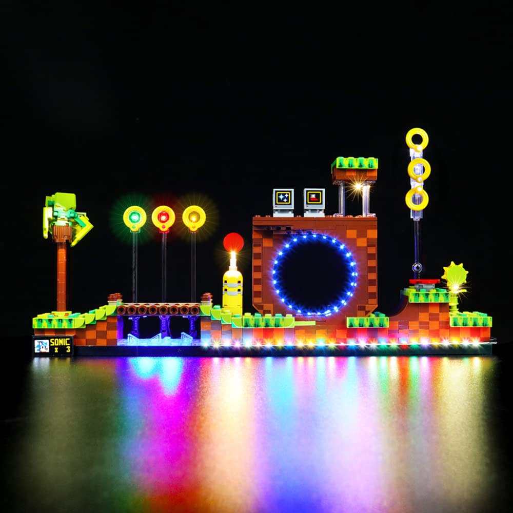 LocoLee Led Light Set Compatible with Lego 21331 Sonic Led Decoration Lighting Kit Compatib