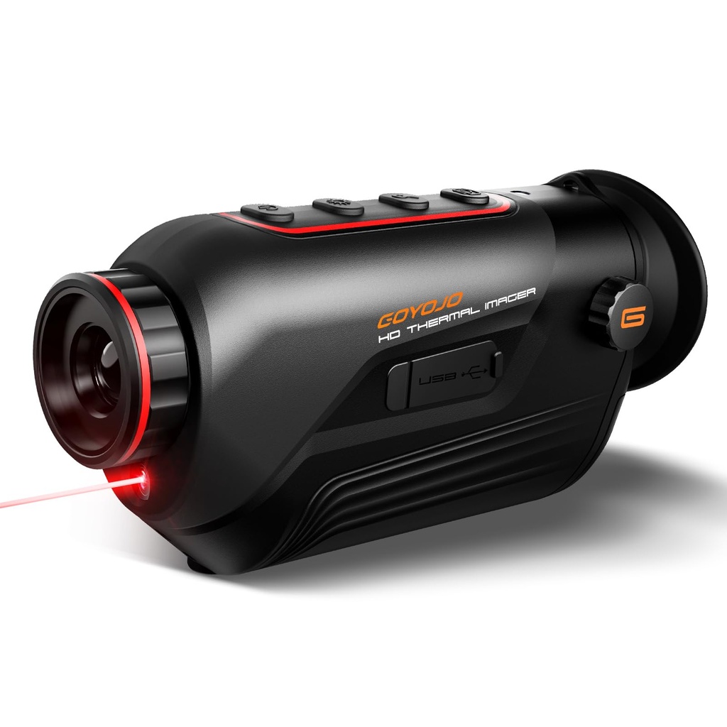 GOYOJO Thermal Imaging Monocular, 384x288(50Hz) 17m Infrared Night Vision Detector 