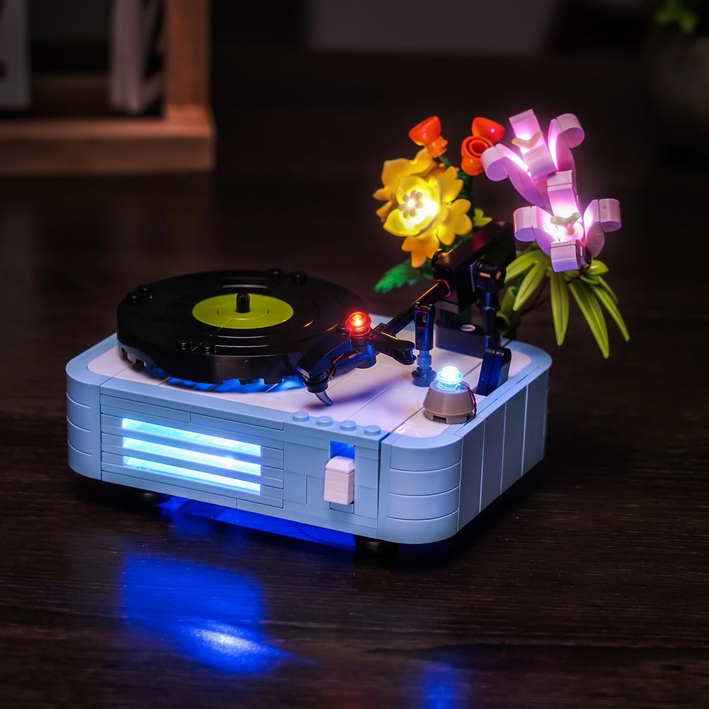 LocoLee Led Light Set Compatible with Lego 31172 Record Player with Flowers Led Decoration