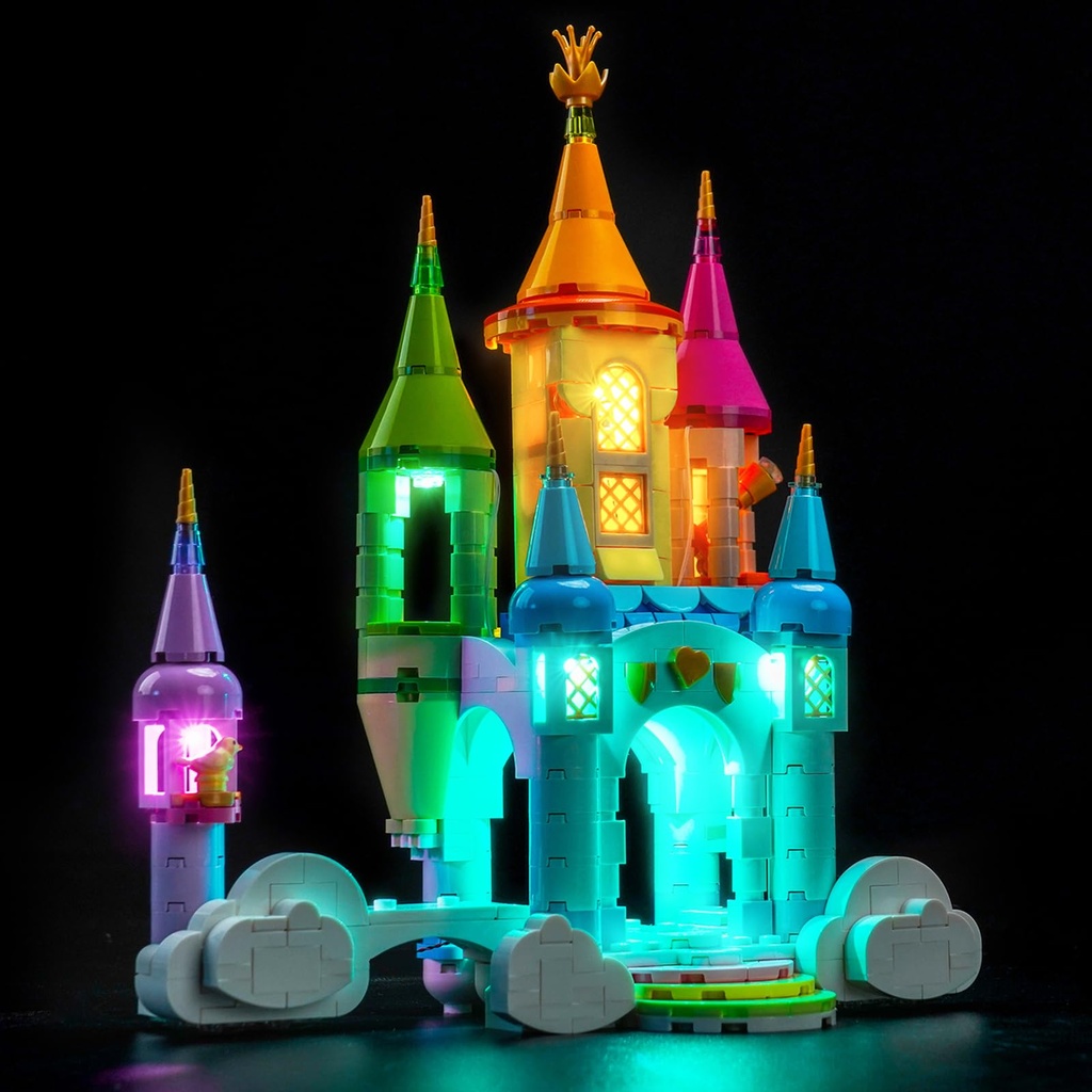 LocoLee Led Light Set Compatible with Lego 31175 Unicorn Castle Led Decoration Lighting Kit