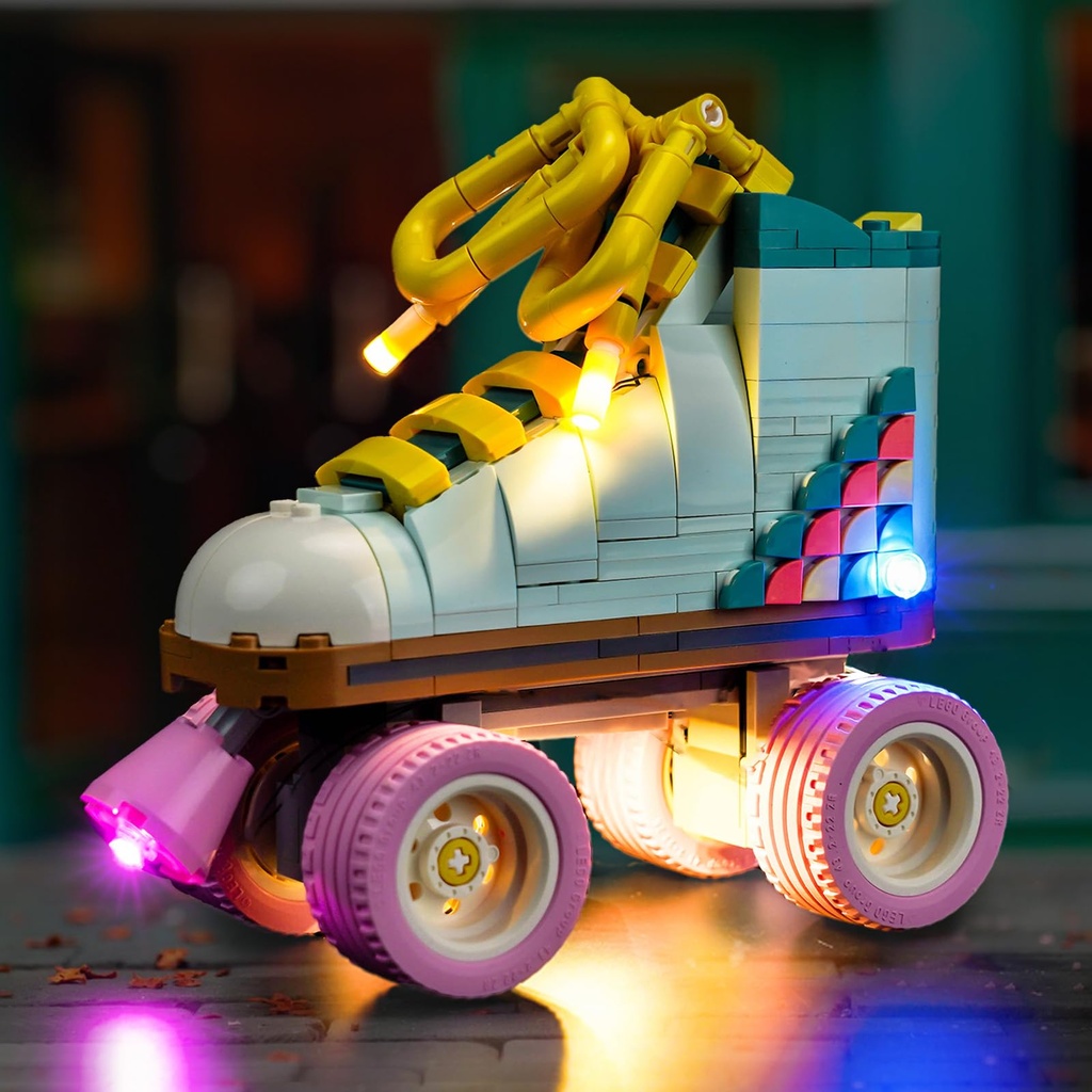 Light Kit for Lego 3in1 Retro Roller Skate 31148, Lighting Set for Lego 31148 Retro Roller