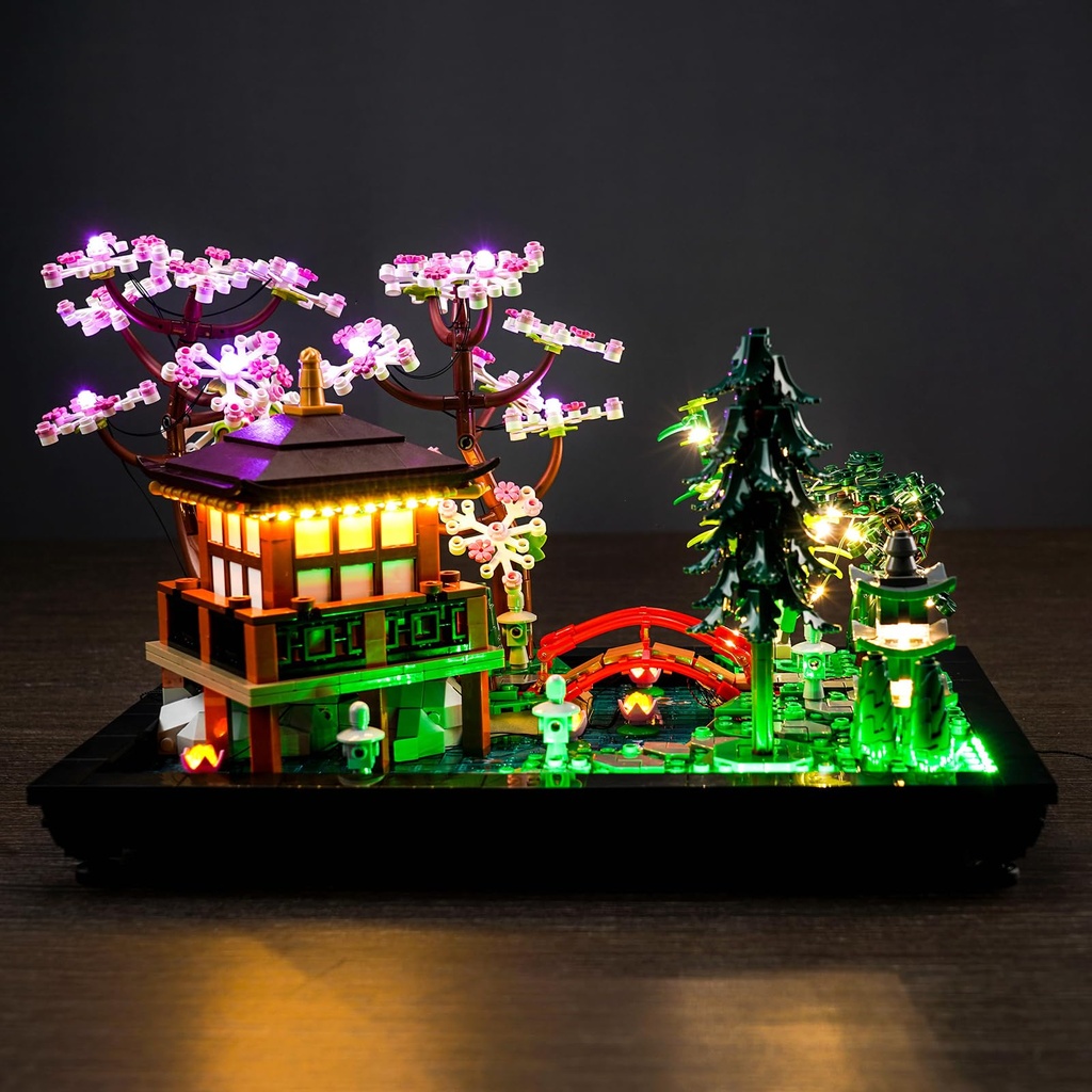 LED Light Set for LEGO 10315 Tranquil Garden - Botanical Zen Garden Light Kit (Standard Ver