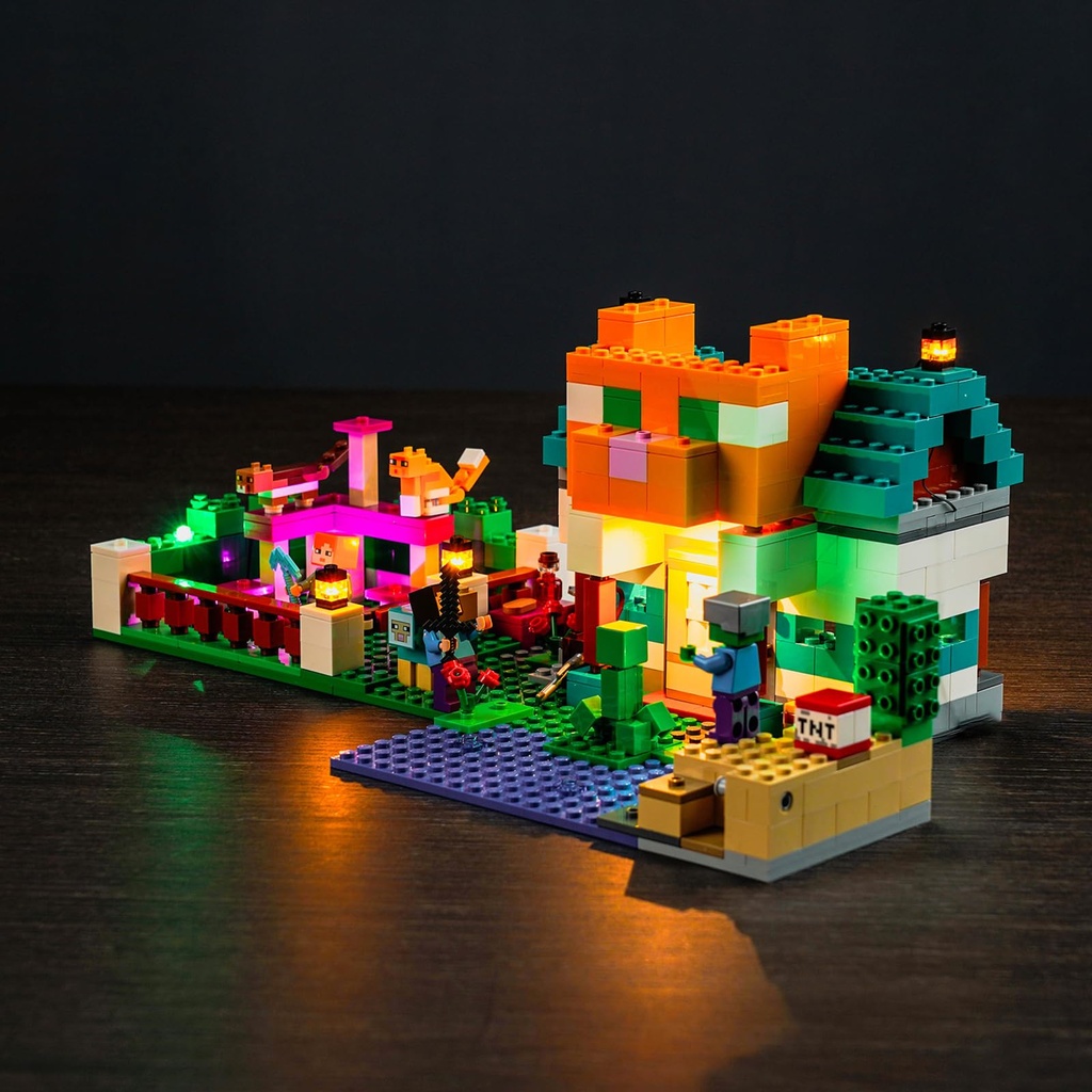 Led Light Kit for Lego Minecraft The Crafting Box 4.0, Led Lighting Set for Lego 21249 Mine