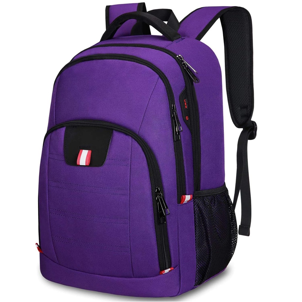 Della Gao Anti-Theft Laptop Backpack, Travel Backpack with USB Charging