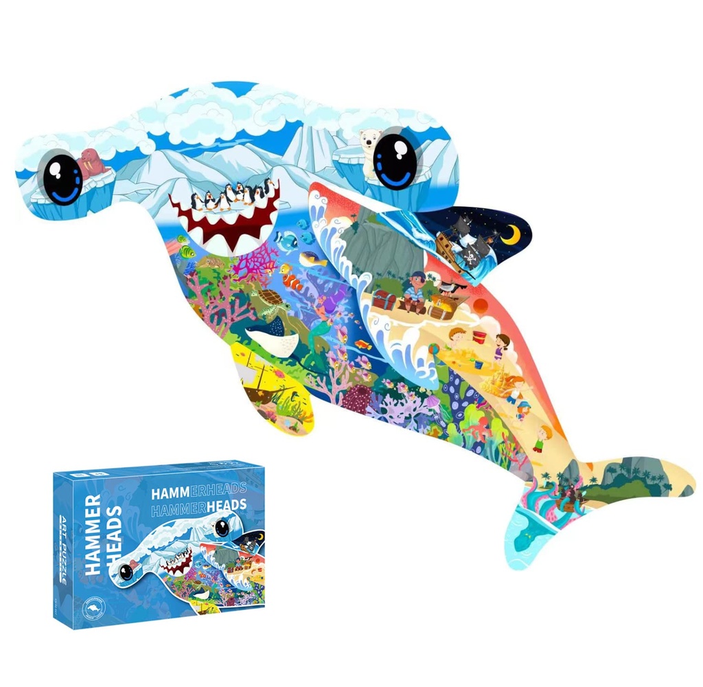 AveJoys Hammerhead Shark Puzzle Jigsaws Puzzles for Adult, Educational Toys Gift Jigsaw Puz