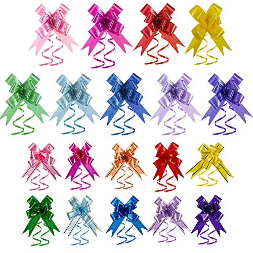 Syhood 360 Pcs Pull Bow Valentine's Day Ribbon Bow for Gift Wrapping Present Basket Pull K