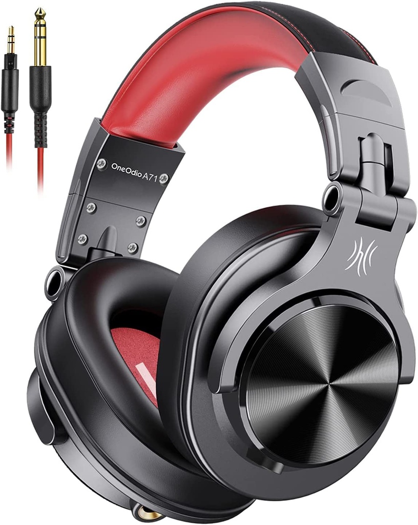 OneOdio DJ Headphones, Wired Over Ear Headphones for Studio Monitoring and Mixing, Professi