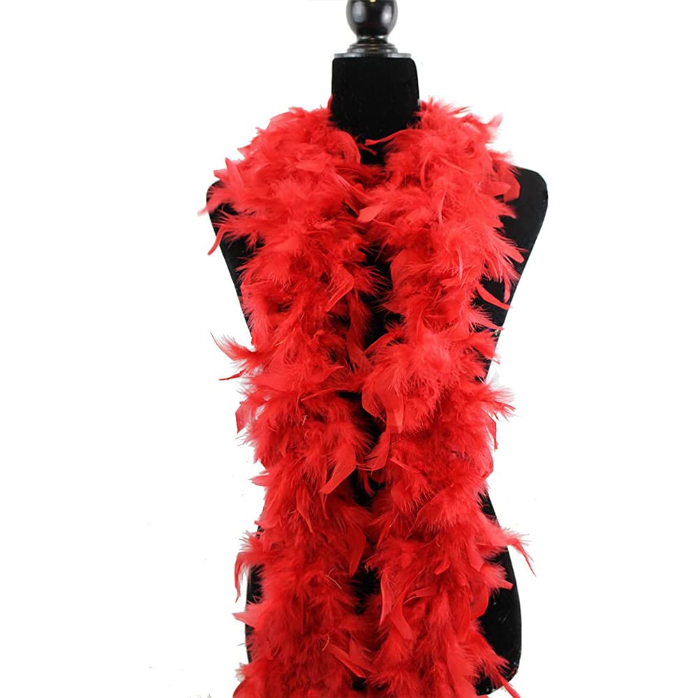 Mu Mianhua 90G Feather Boas 2 Meters Feathers Bow for Decorations Party Supplies Girls Fanc