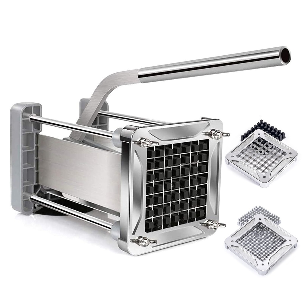 Chip Cutter, Sopito Professional Stainless Steel Potato Chipper for French Fries Cutters wi