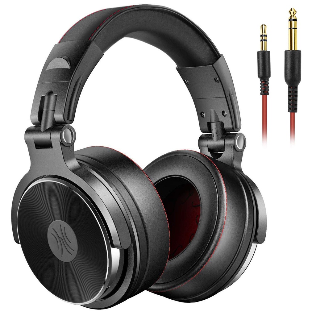 OneOdio Pro50 Hi-Res Over Ear Headphones Wired Closed-Back DJ Studio Headphones for Monitor