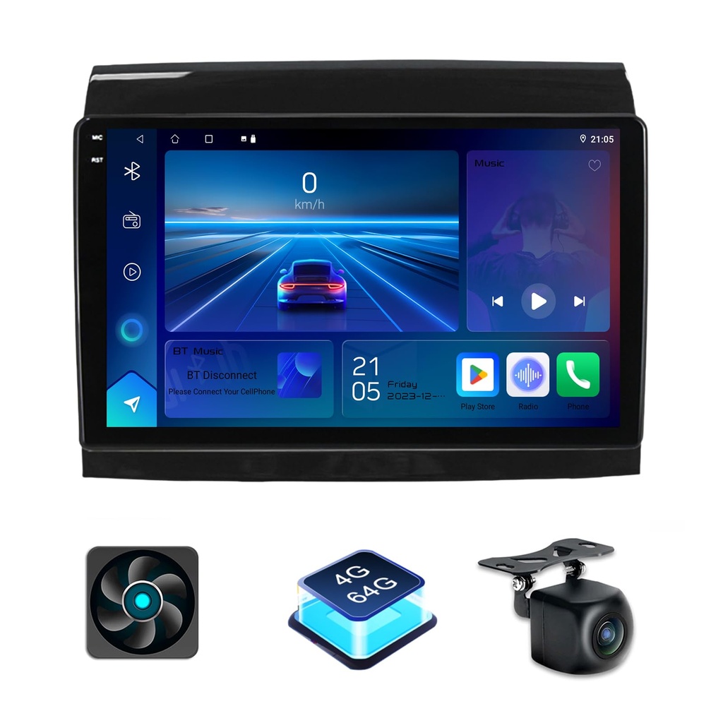 4+64GB Android 13 Car Stereo for Fiat Ducato/Citroen Jumper/Peugeot Boxer (2011-2015)