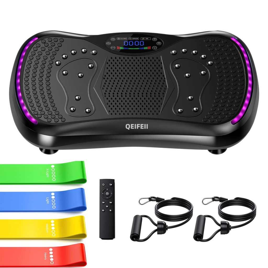 Vibration Plate Exercise Machine, 3D Vibrating Plates for Weight Loss and Lymphatic Drainag