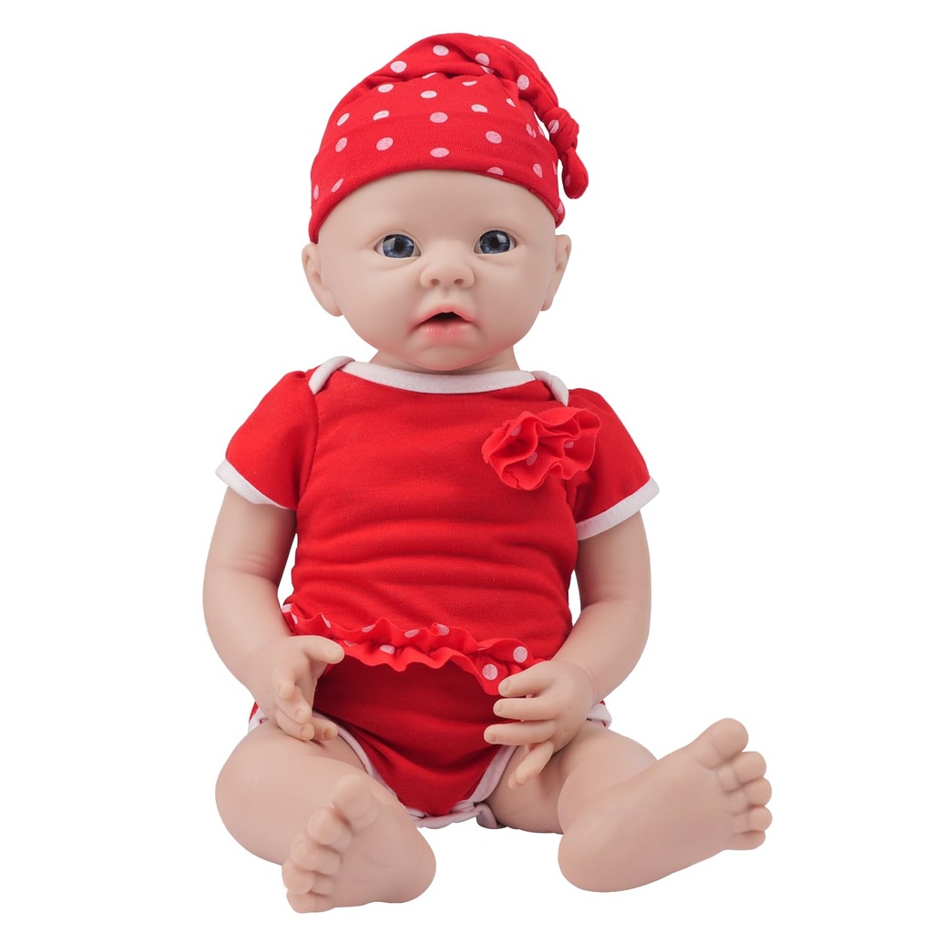 IVITA 19 inch Full Body Silicone Reborn Baby Doll Girl Newborn Realistic Babies infant Hand