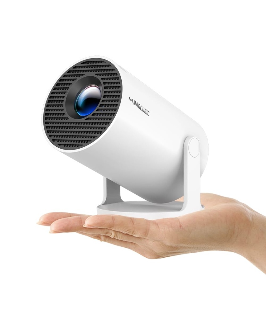Magcubic Mini Projector 4K 1080P Support, Portable WiFi6 BT 5.0 Android 11, Smart Projector