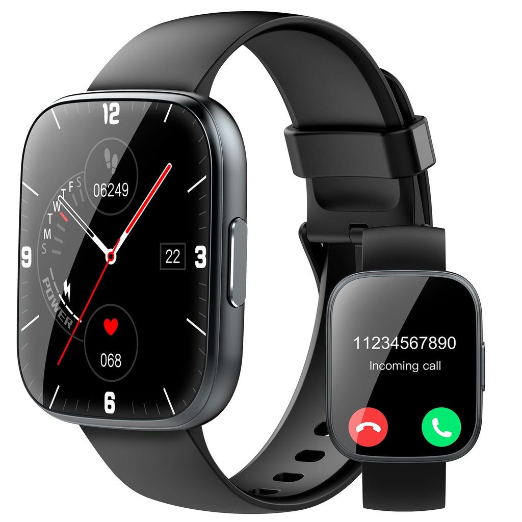 Smart Watch for Men Women Answer/Make Calls, 1.95" Fitness Watch with Hear Rate/Sleep Monitor