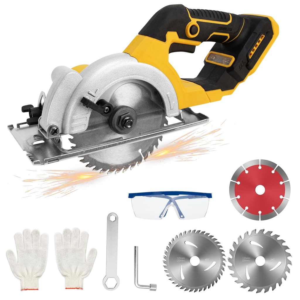 Cordless Circular Saw for Dewalt 20V Max Battery, 5.5" Brushless Circular Saw