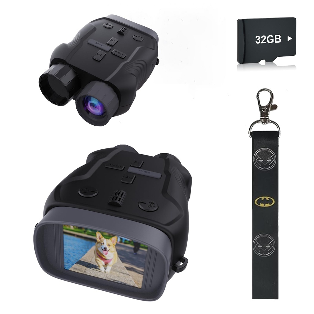Kids Camera & Night Vision Goggles for Kids, Night Vision Binoculars for Boys and Girls, Bi