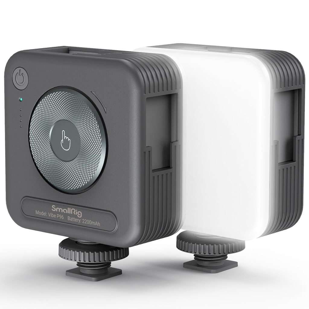 SMALLRIG LED Video Light P96 Camera Light With 2200mAh Battery, Portable Photography Lighti