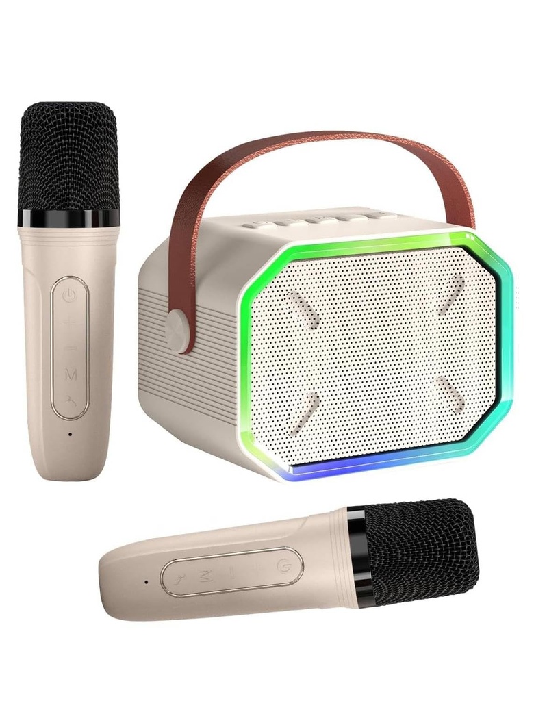 Caiord Karaoke Machine for Kids and Adults,Mini Portable Bluetooth Speaker