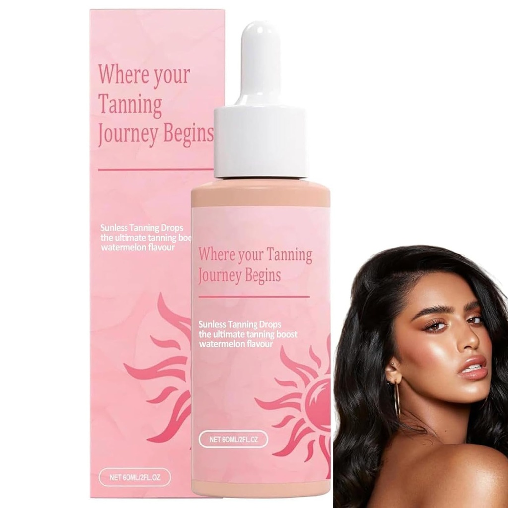 Sunless Tanning Drops, 2025 NEW Advanced Tanning Drops Naturally Boost Melanin, Enhancing N