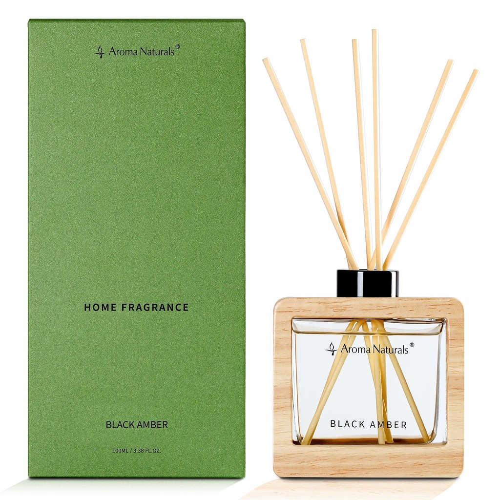 Aroma Naturals Reed Diffuser, Fragrances Diffuser Set with Sticks, Scented Oil Reed Diffuse