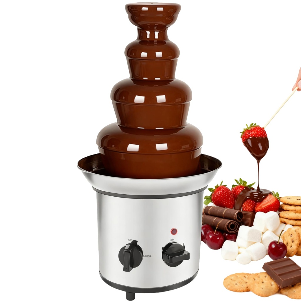 Chocolate Fountain 4 Tier Chocolate Fountain Machine Chocolate Fountain Fondue Set Electric