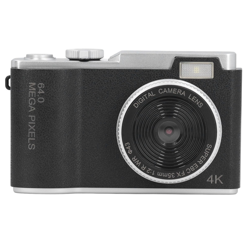 48MP Digital Camera, 16x Zoom, Anti Shake, 1080P 2.4 Inch IPS Screen, Compact Camera, Small