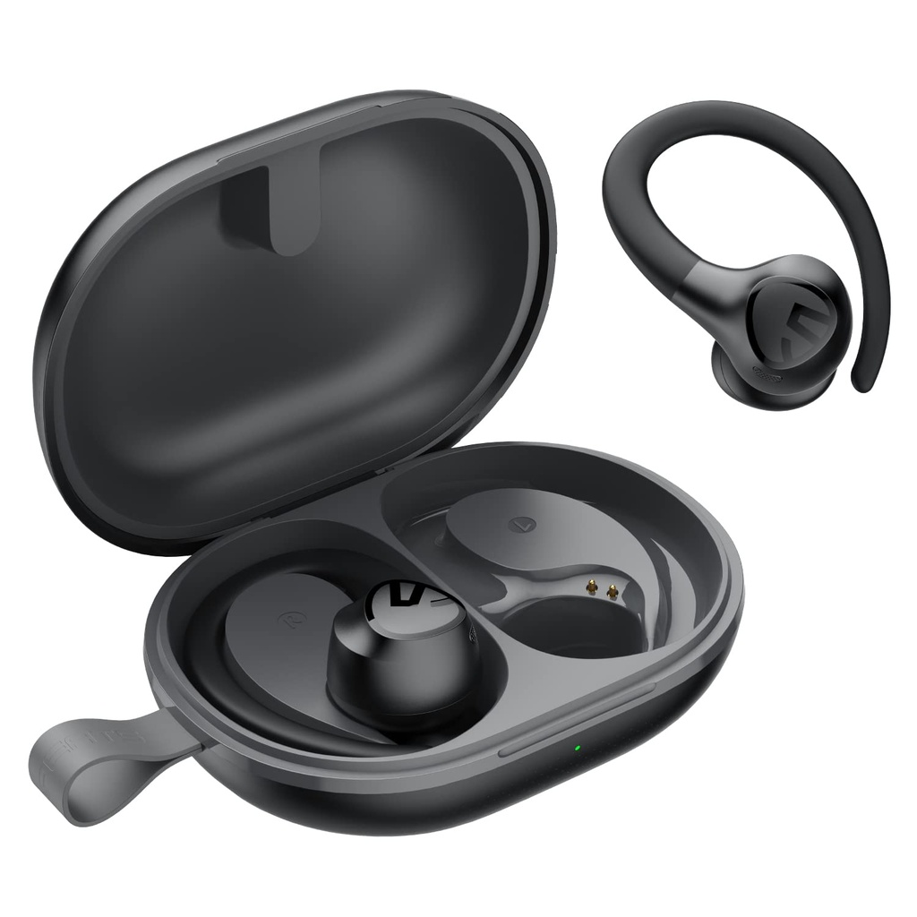 SoundPEATS Wings2 Wireless Earbuds with Ear Hooks, Bluetooth 5.3 Running Headphones with Mi