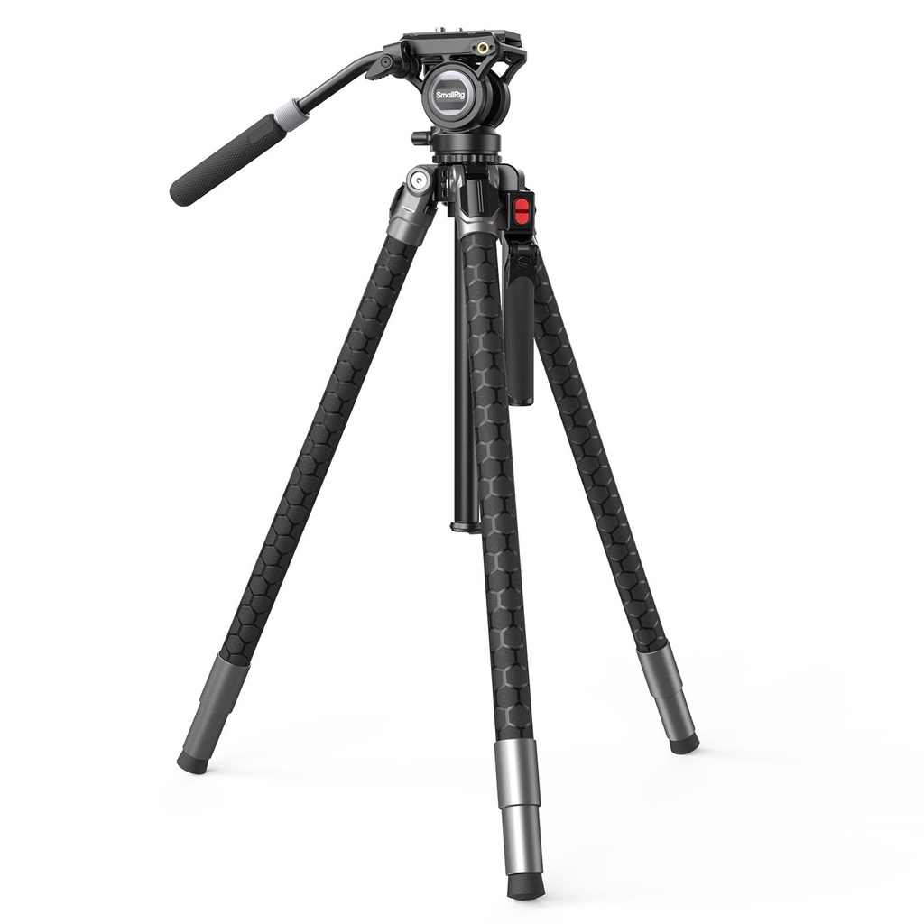 SMALLRIG x Potato Jet TRIBEX SE Hydraulic Aluminum Camera Tripod, with Video Fluid Head, 6k